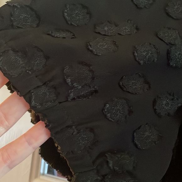 LOFT Black on Black Textured Dress - Picture 2 of 5